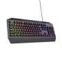 24722 Trust , Illuminated Gaming Keyboard , GXT 836 Evocx , Gaming Keyboard , Wired , US , USB-A 2.0