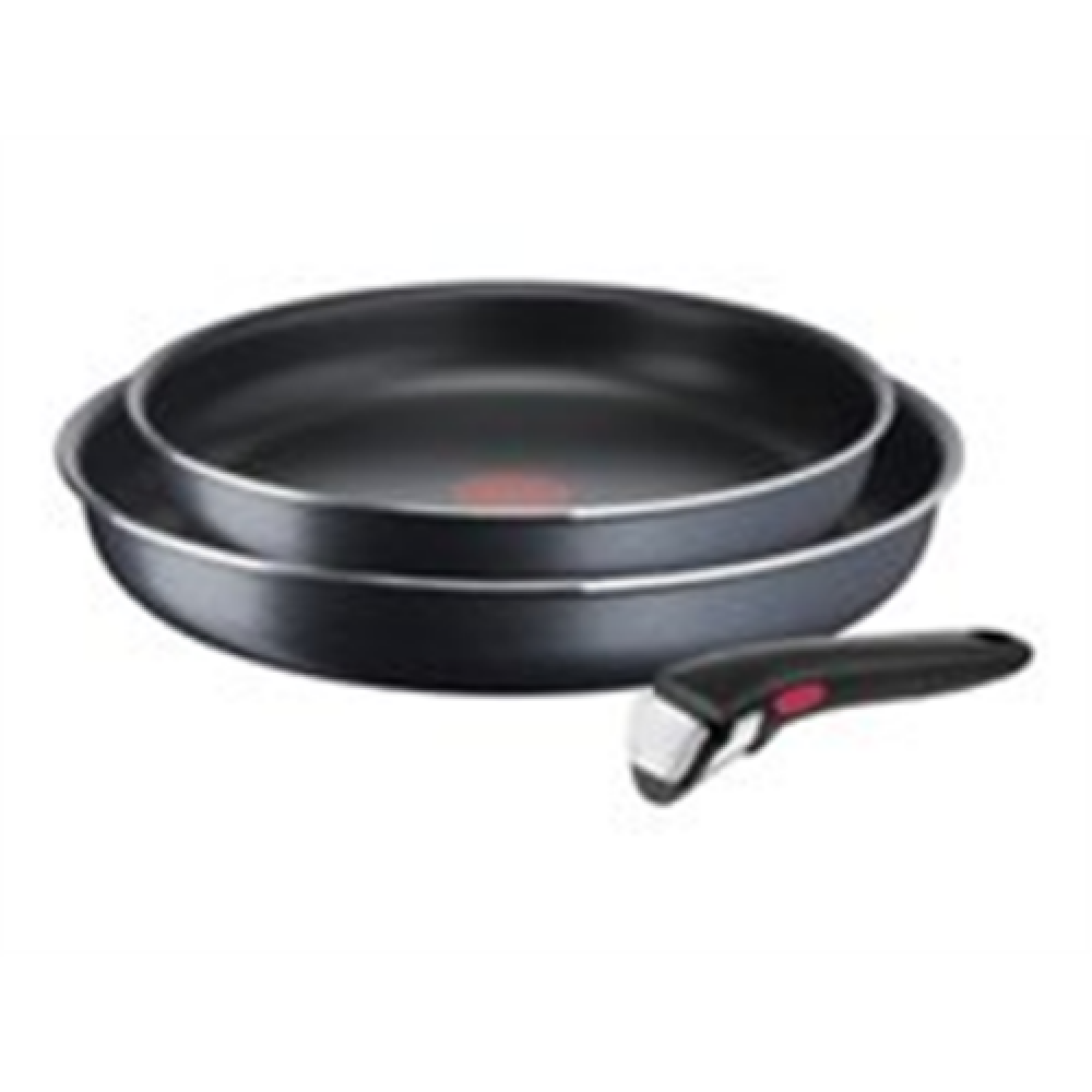 TEFAL , Frypan set , L1589132 Ingenio XL Force , Frying , Diameter 24/28 cm , Not suitable for induction hob , Removable handle , Black