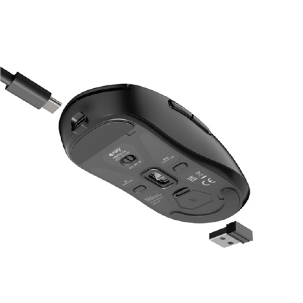 Fury Gaming Mouse , Tanto T4 , Wired/Wireless , 2.4 GHz, Bluetooth, USB , Black