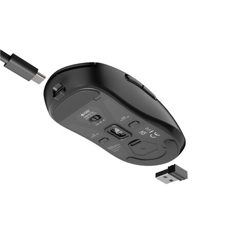 Fury , Gaming Mouse , Tanto T4 , Wired/Wireless , 2.4 GHz, Bluetooth, USB , Black