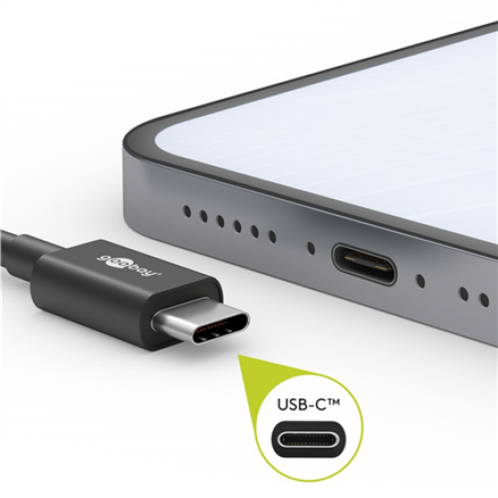 Goobay USB-C Charging and Sync Cable, 0.5 m , 66315