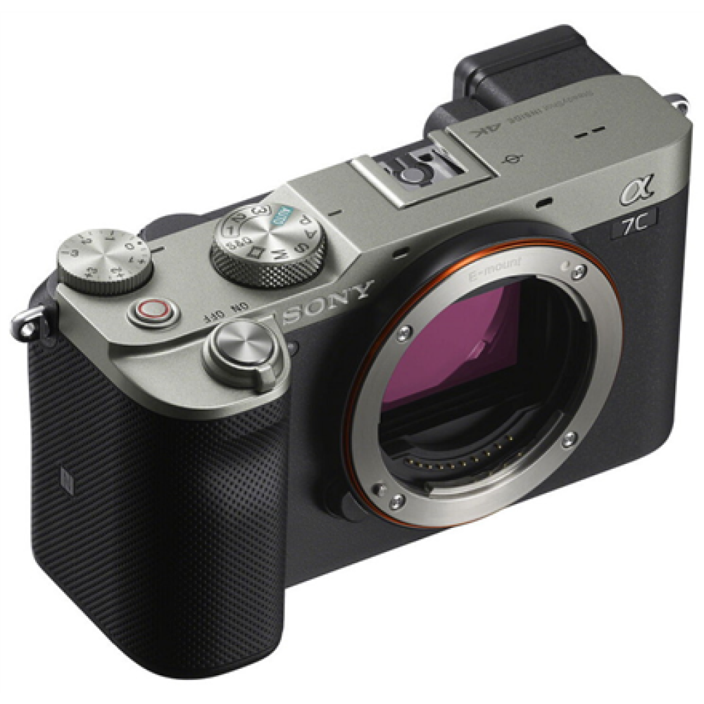 Sony Alpha A7C Full-frame Mirrorless Interchangeable Lens Camera, Body, Silver , Sony , Full-frame Mirrorless Interchangeable Lens Camera , Alpha A7C , Mirrorless Camera body , 24.2 MP , ISO sensitivity (max) 204800 , Display diagonal 3.0 , Video recordin