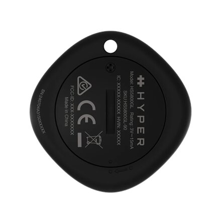 Hyper , HyperShield Universal Find My Locator/Tracker , HS5800BKGL , Black