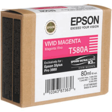 Epson Singlepack Vivid T580A00 , Ink Cartridge , Magenta