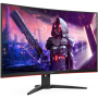 AOC Curved Gaming Monitor C32G2AE/BK 31.5 , VA, FHD, 1920 x 1080, 16:9, 1 ms, 250 cd/m², Black/Red
