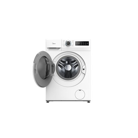 Midea , Washing Machine , MF110W80BA10/W-HR , Energy efficiency class A , Front loading , Washing capacity 8 kg , 1400 RPM , Depth 48 cm , Width 60 cm , Display , LED , Steam function , White
