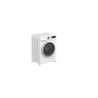 Midea , Washing Machine , MF110W80BA10/W-HR , Energy efficiency class A , Front loading , Washing capacity 8 kg , 1400 RPM , Depth 48 cm , Width 60 cm , Display , LED , Steam function , White