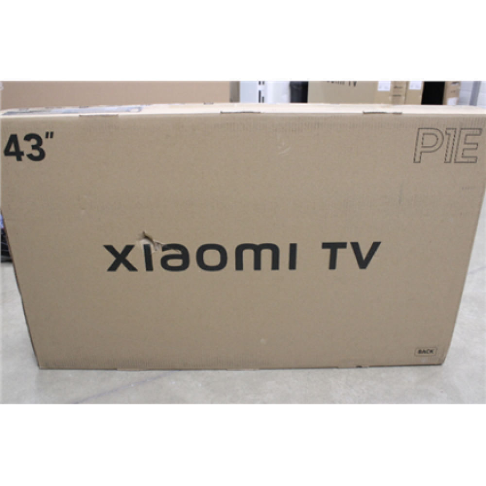 SALE OUT. Xiaomi P1E 43 (108 cm) Smart TV UHD Black DAMAGED PACKAGING