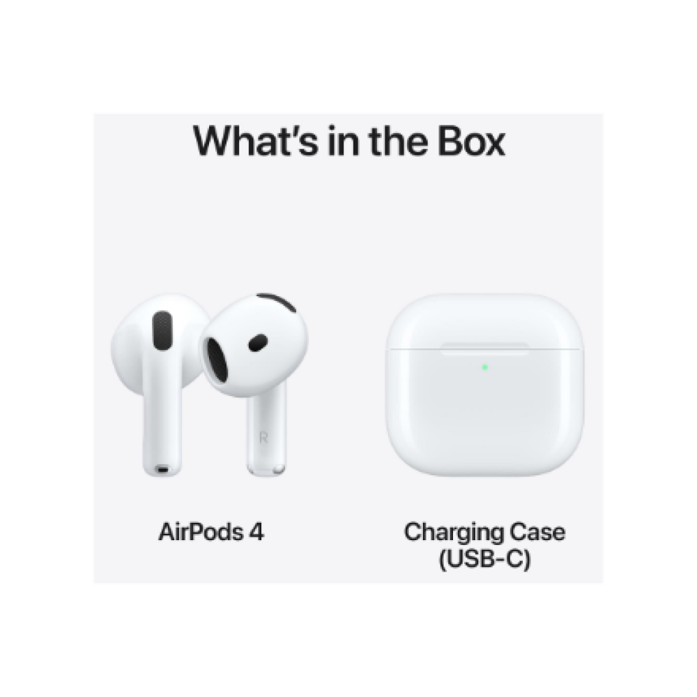 Apple , AirPods 4 , Wireless , In-ear , Wireless , White