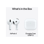 Apple , AirPods 4 , Wireless , In-ear , Wireless , White