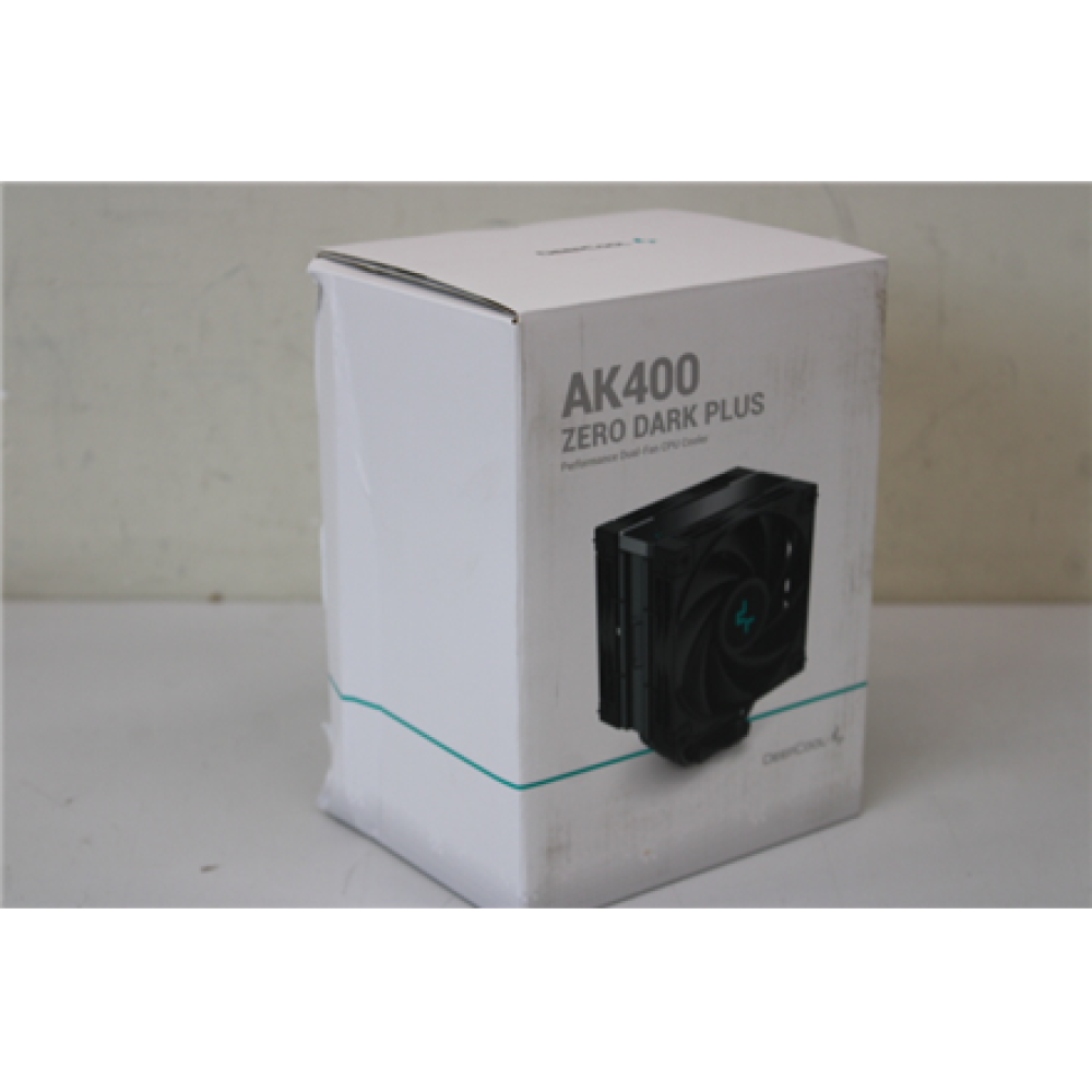 SALE OUT. Deepcool AK400 CPU Air Cooler, Zero Dark Plus , Deepcool , CPU Air Cooler , AK400 , DAMAGED PACKAGING , Zero Dark Plus , Intel, AMD , CPU Air Cooler