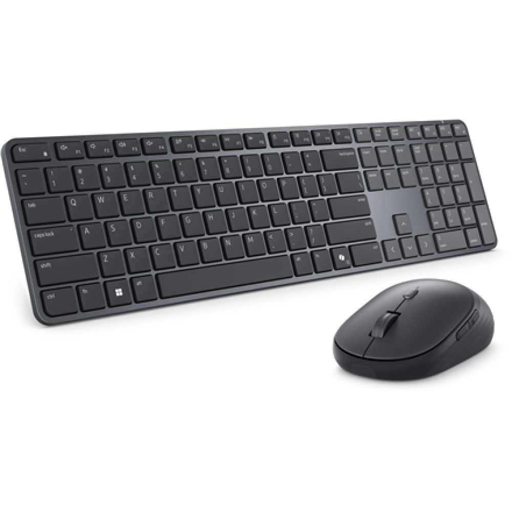 Dell Pro 7 Slim Keyboard and Mouse , KM726 , Keyboard and Mouse Set , Wireless , Mouse included , Estonian , Bluetooth , Wireless connection , Black