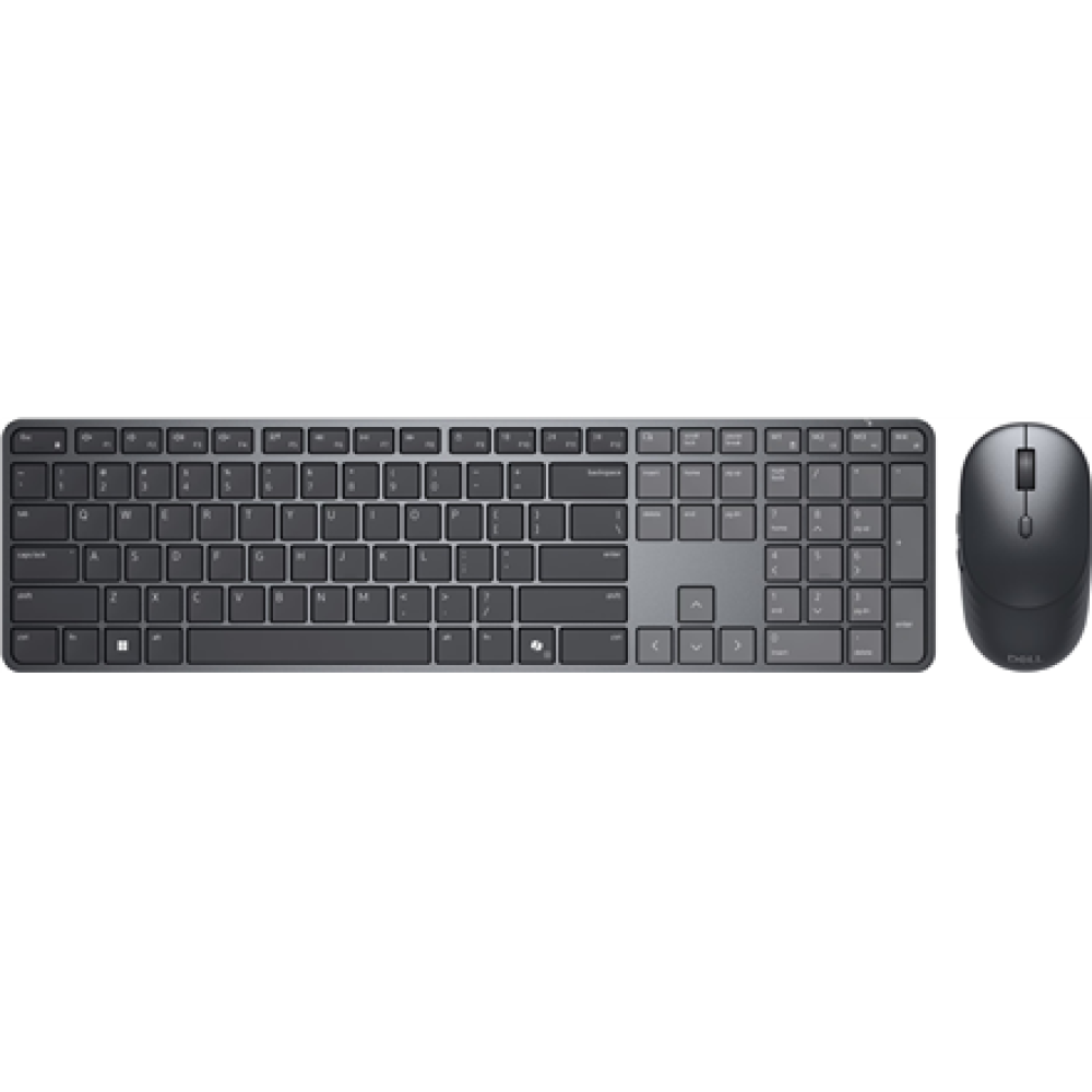 Dell Pro 7 Slim Keyboard and Mouse , KM726 , Keyboard and Mouse Set , Wireless , Mouse included , Estonian , Bluetooth , Wireless connection , Black