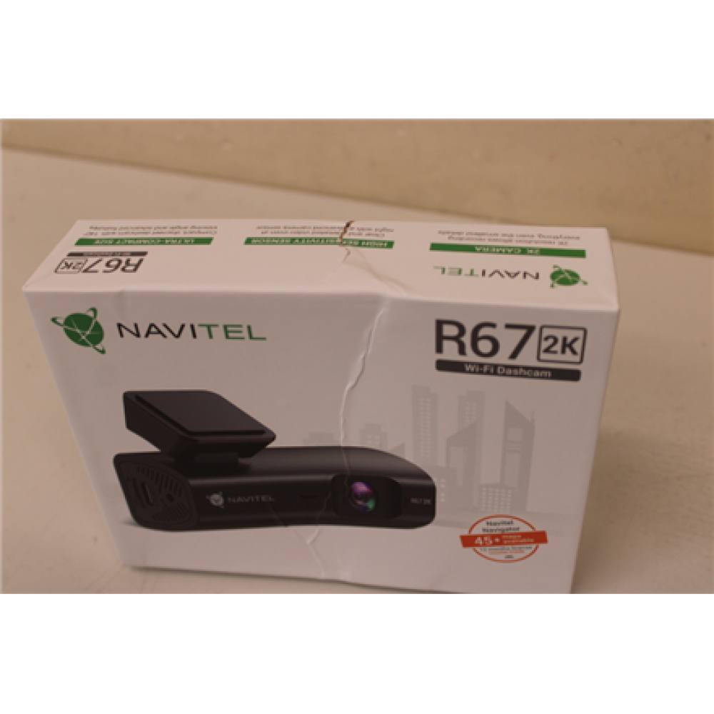 SALE OUT. Navitel R67 2K dashcam with Wi-Fi , Navitel , Dashcam with Wi-Fi , R67 2K , DAMAGED PACKAGING , TFT display 0.96; 80x160 , Maps included