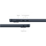 Apple MacBook , Air , Midnight , 15 , IPS , 2880 x 1864 pixels , Apple M3 , 8 GB , Solid-state drive capacity 256 GB , Apple M3 chip 8-core CPU/10-core GPU , macOS , 802.11ax , Bluetooth version 5.3 , Keyboard language Russian , Keyboard backlit , Warrant