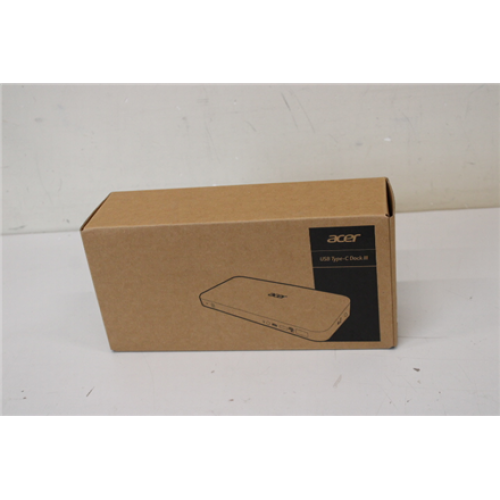 SALE OUT. Acer USB type C docking III (Black) with EU Power Cord , Acer , USB Type-C docking III with EU Power Cord , Docking station , Warranty 24 month(s) , DAMAGED PACKAGING