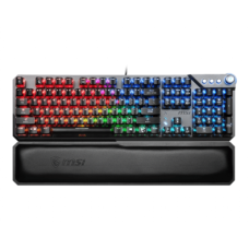 MSI , VIGOR GK71 SONIC RED US , Gaming keyboard , Wired , RGB LED light , US , Black