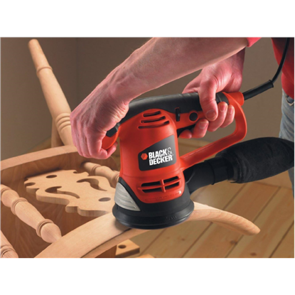 BLACK & DECKER Random Orbital Sander KA191EK-QS , 480 W