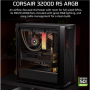 Corsair PC Case , 3200D RS , Black , Mid-Tower