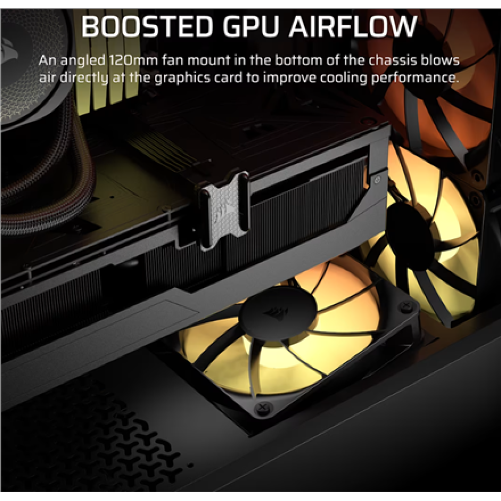 Corsair PC Case , 3200D RS , Black , Mid-Tower