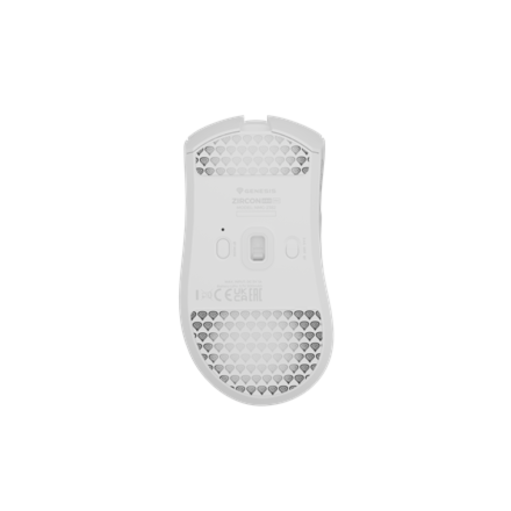 Genesis Gaming Mouse , Zircon 880 Pro 8k , Wireless , 2.4GHz, Bluetooth , White