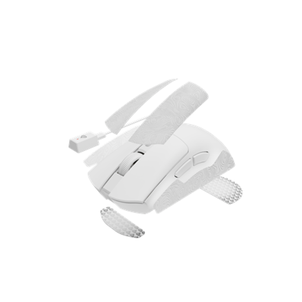 Genesis Gaming Mouse , Zircon 880 Pro 8k , Wireless , 2.4GHz, Bluetooth , White