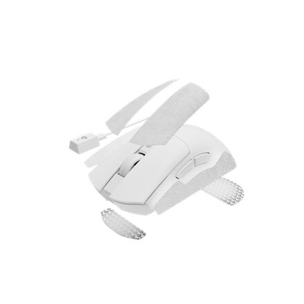 Genesis Gaming Mouse , Zircon 880 Pro 8k , Wireless , 2.4GHz, Bluetooth , White
