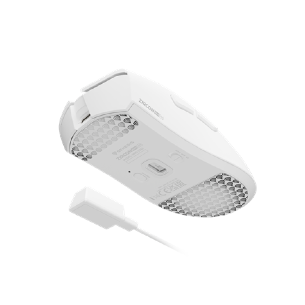 Genesis Gaming Mouse , Zircon 880 Pro 8k , Wireless , 2.4GHz, Bluetooth , White