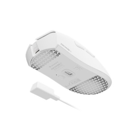 Genesis Gaming Mouse , Zircon 880 Pro 8k , Wireless , 2.4GHz, Bluetooth , White