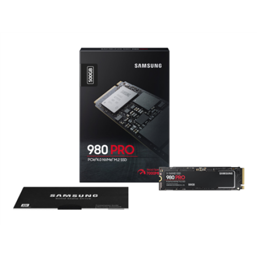 Samsung , V-NAND SSD , 980 PRO , 500 GB , SSD form factor M.2 2280 , SSD interface M.2 NVME , Read speed 3500 MB/s , Write speed 3000 MB/s