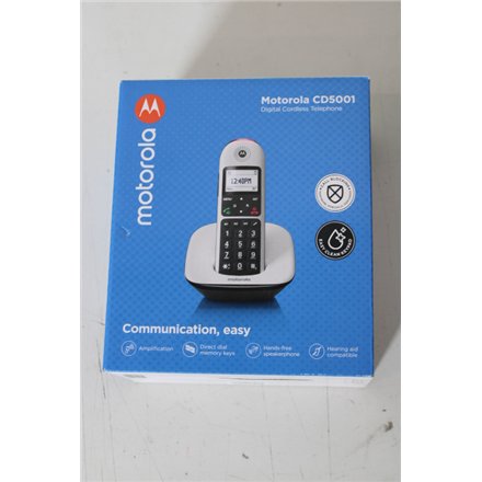SALE OUT. Motorola CD5001 white , Motorola DAMAGED PACKAGING