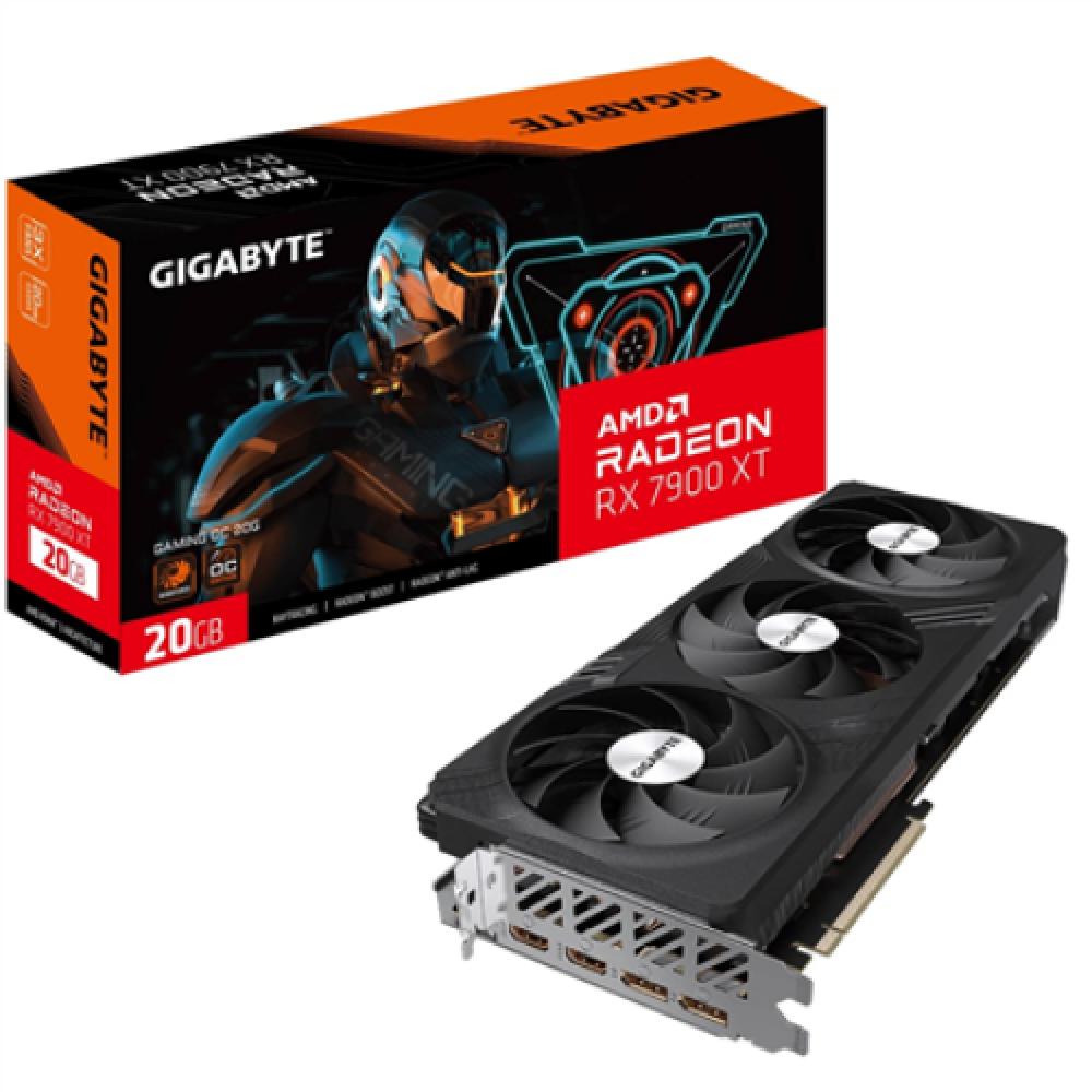 Gigabyte GV-R79XTGAMING OC-20GD 1.0 AMD, 20 GB, Radeon RX 7900 XT, GDDR6, PCI-E 4.0, HDMI ports quantity 2, Memory clock speed 20000 MHz