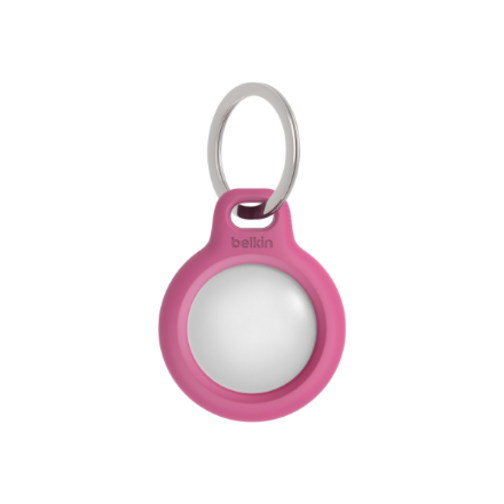 Belkin , Secure Holder with Key Ring for AirTag , Pink