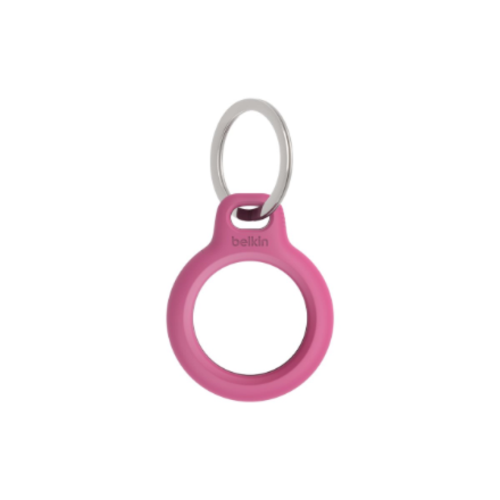 Belkin , Secure Holder with Key Ring for AirTag , Pink