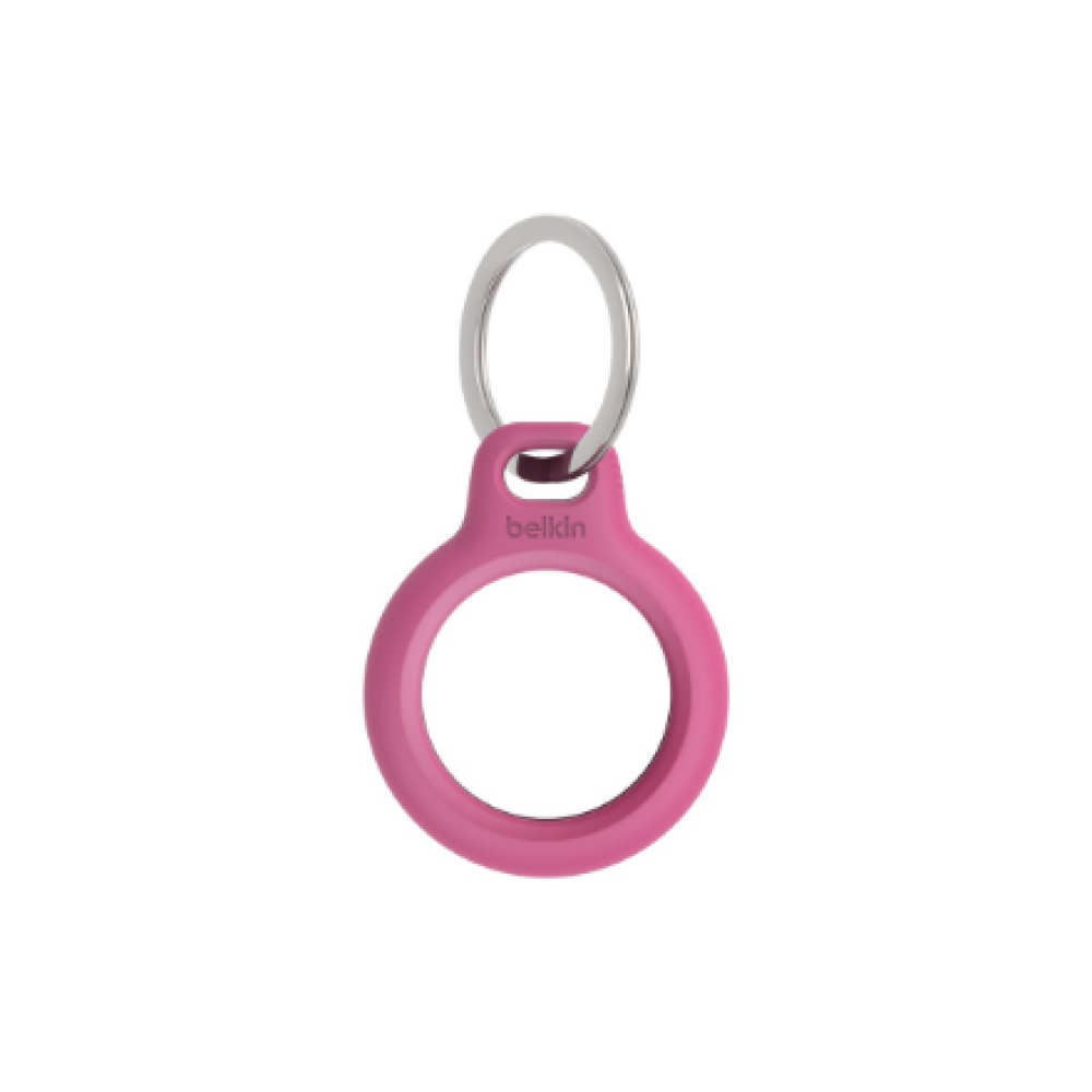 Belkin , Secure Holder with Key Ring for AirTag , Pink