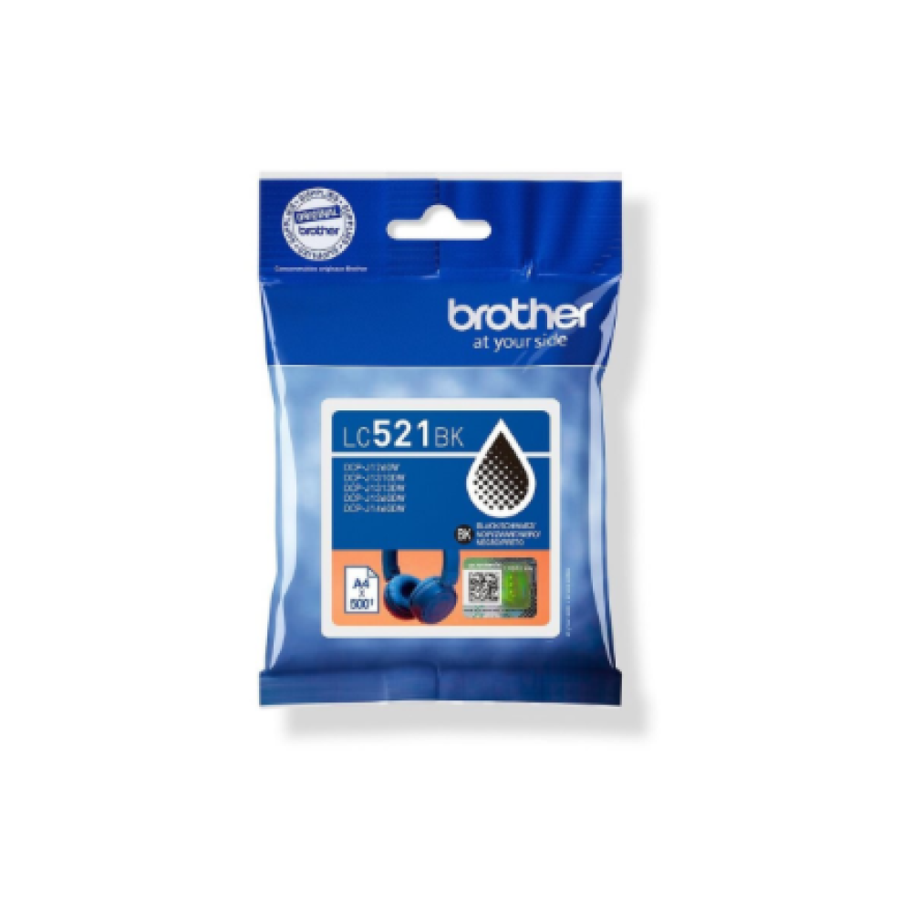 Brother LC521BK , Ink Cartridges , Black
