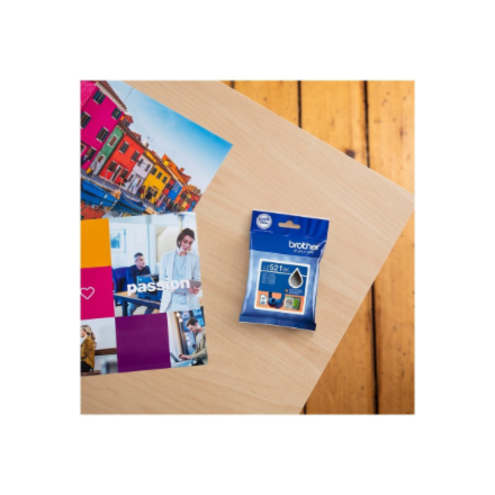 Brother LC521BK , Ink Cartridges , Black