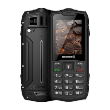 Hammer ROCK LTE , Black , 2.4 , IPS , 48 MB , 128 MB , Dual SIM , 3G , Main camera resolution 2 MP , 3000 mAh