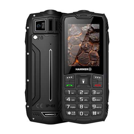 SALE OUT. Hammer ROCK LTE , Black , 2.4 , IPS , 48 MB , 128 MB , Dual SIM , Main camera resolution 2 MP , 3000 mAh , USED, REFURBISHED, WITHOUT ACCESSORIES