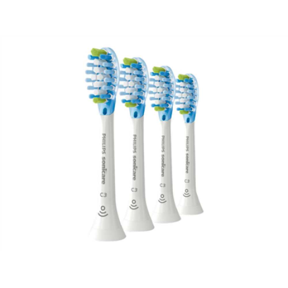 Philips , Sonicare C3 Premium Plaque Defence Toothbrush heads , HX9044/17 , Heads , For adults , Number of brush heads included 4 , Number of teeth brushing modes Does not apply , White