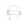 Neomounts Wall mount , WL30-550BL14 TV mount wall , 32-75 , Maximum weight (capacity) 50 kg , Black