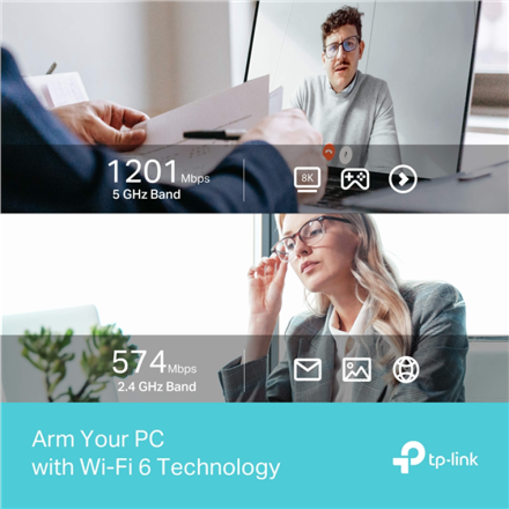 TP-LINK Archer TX35U Plus , AX1800 High Gain Wireless USB Adapter