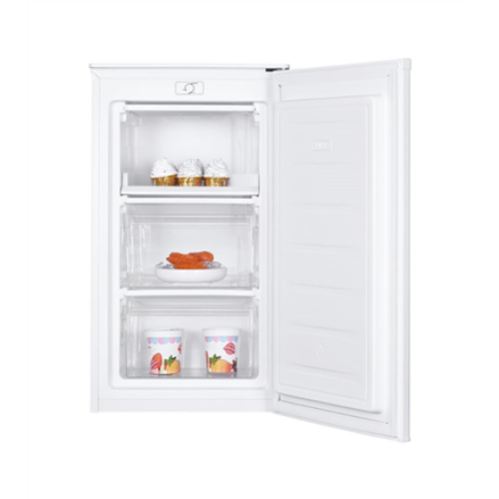 Candy , CUHS 38FW , Freezer , Energy efficiency class F , Upright , Free standing , Height 85 cm , Total net capacity 60 L , White