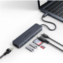 Hyper , HyperDrive EcoSmart Gen.2 Universal USB-C 7-in-1 Hub w 100 W PD Power Pass-thru