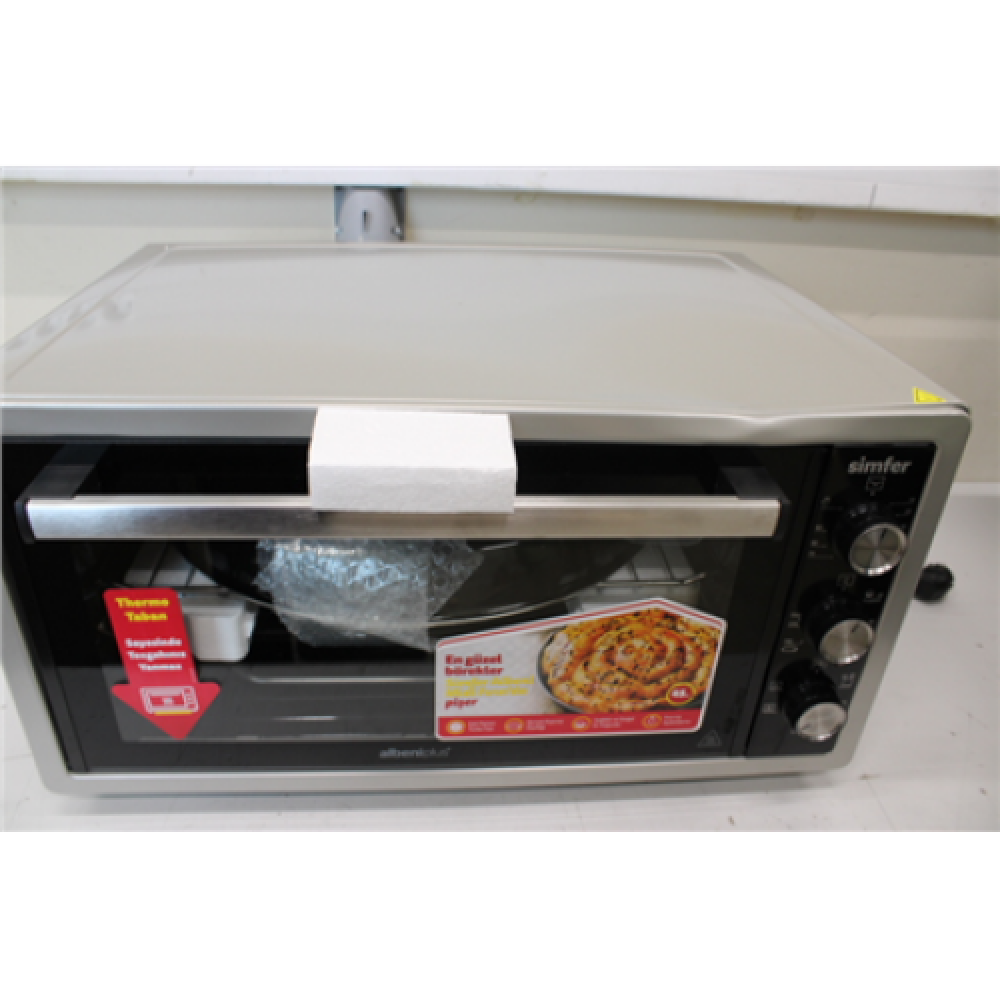 SALE OUT. , Simfer , 45 L , M 4543 TURBO , Midi Oven , Stainless Steel , DAMAGED PACKAGING, DENT ON THE TOP