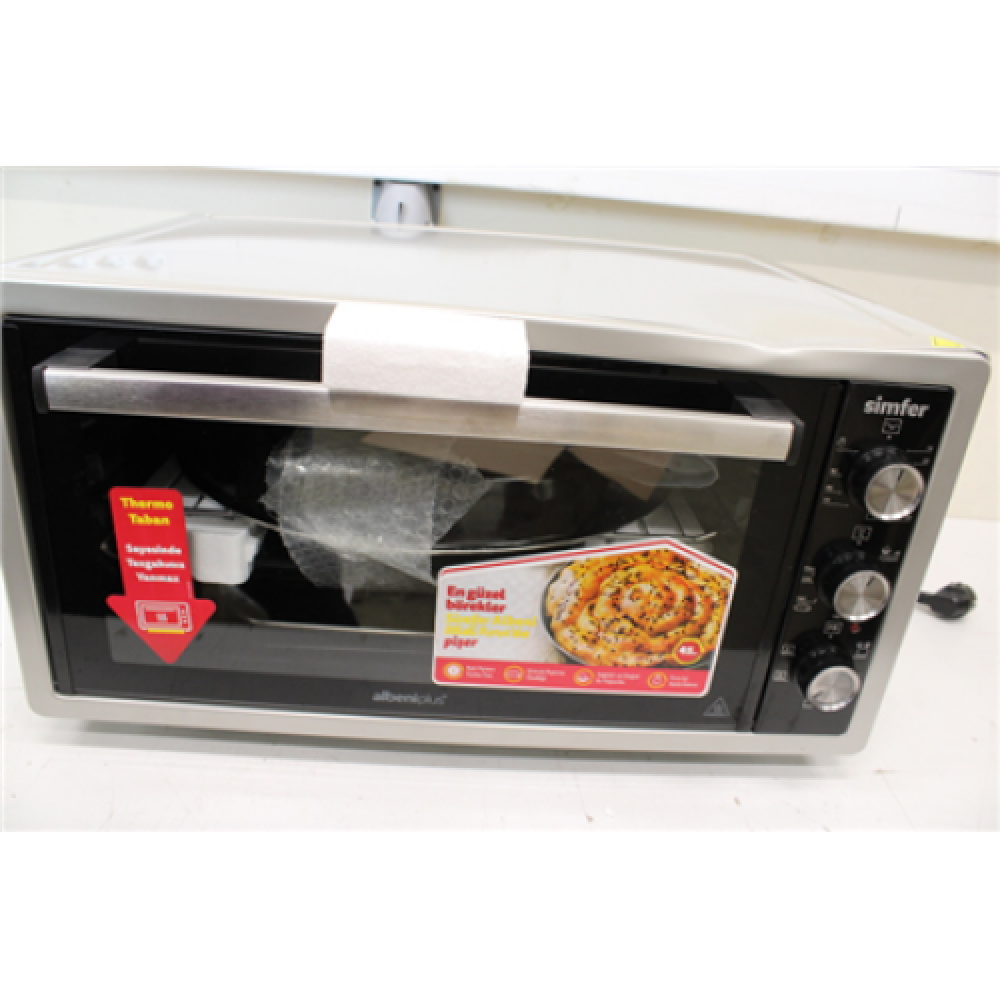 SALE OUT. , Simfer , 45 L , M 4543 TURBO , Midi Oven , Stainless Steel , DAMAGED PACKAGING, DENT ON THE TOP