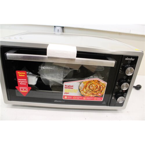 SALE OUT. , Simfer , 45 L , M 4543 TURBO , Midi Oven , Stainless Steel , DAMAGED PACKAGING, DENT ON THE TOP