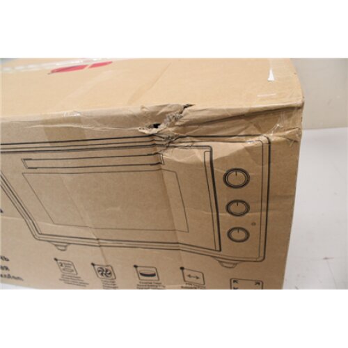 SALE OUT. , Simfer , 45 L , M 4543 TURBO , Midi Oven , Stainless Steel , DAMAGED PACKAGING, DENT ON THE TOP