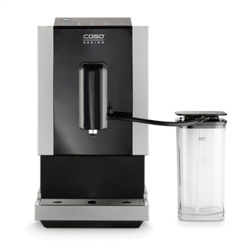 Caso Coffee Machine Café Crema Touch Pump pressure 19 bar, Built-in milk frother, Fully Automatic, 1470 W, Black/Stainless steel