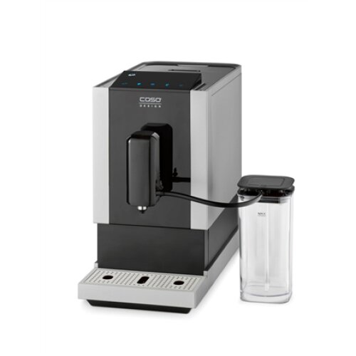 Caso Coffee Machine Café Crema Touch Pump pressure 19 bar, Built-in milk frother, Fully Automatic, 1470 W, Black/Stainless steel